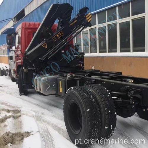Guindaste montado em caminhão com capacidade de elevação de 5 toneladas